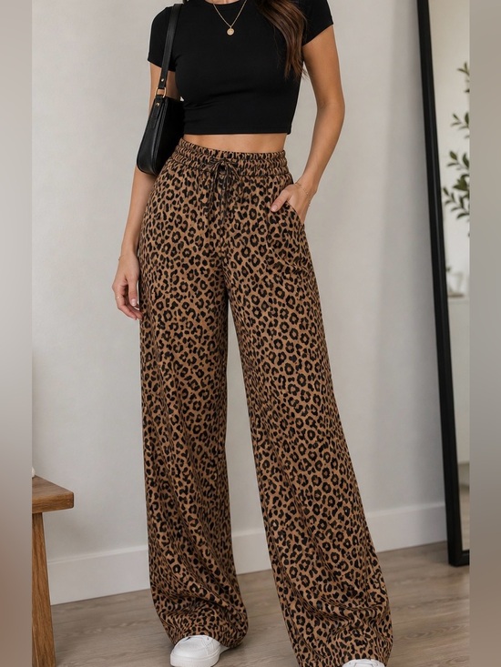 Sienna Sky Pants - Sienna Sky Animal Print Pants